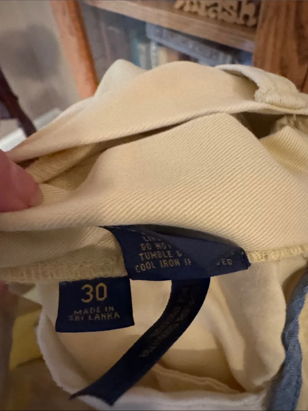 Polo by Ralph Lauren Light Yellow Flat-Front Chino Shorts